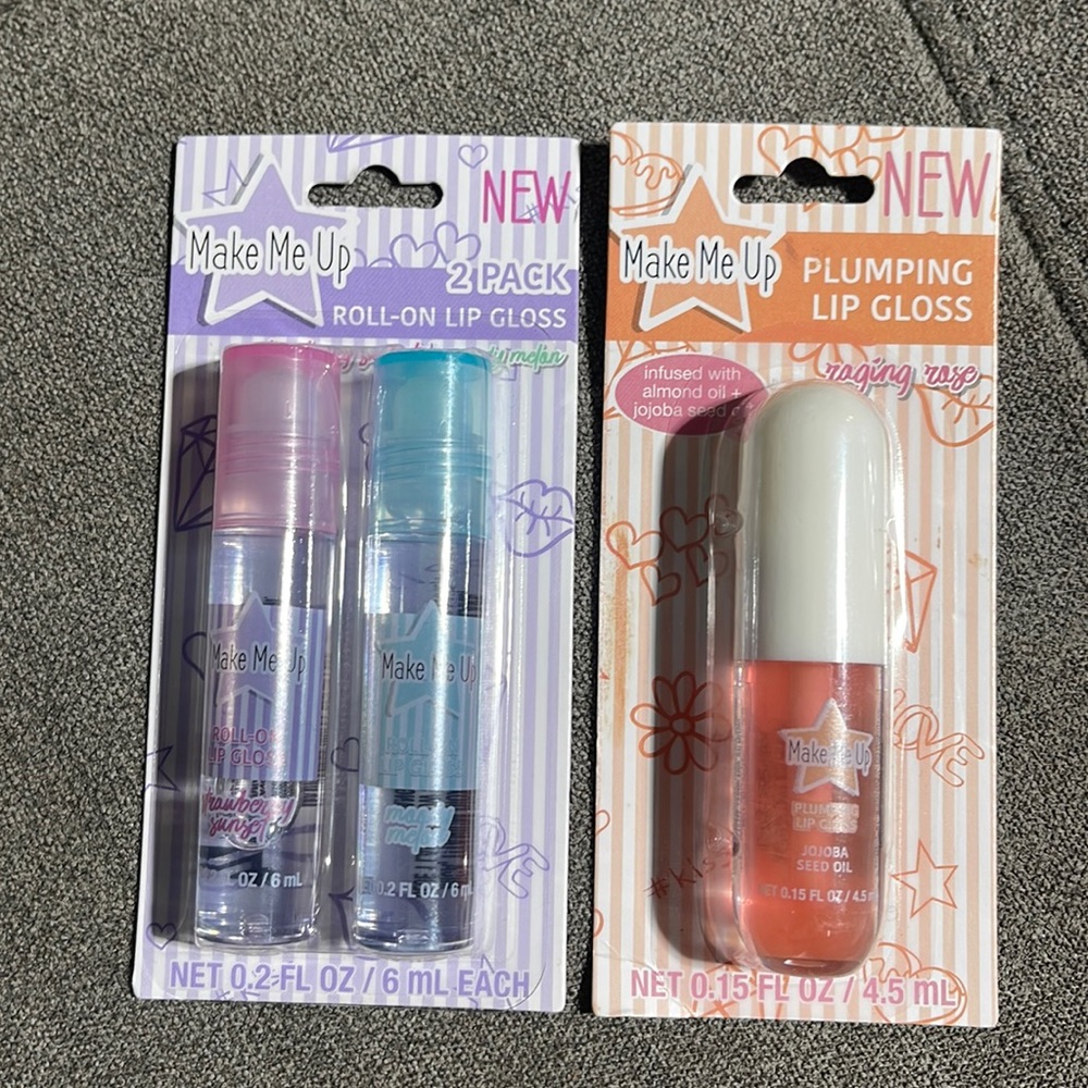 🥰🥰Roll On and Plumping Lip Gloss Set🥰🥰